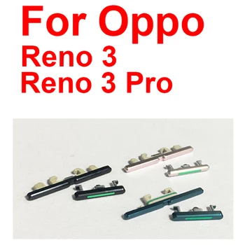 Eest OPPO Reno 3 Reno 3 Pro 5G Võimsus Maht Küljel Nuppe, Klahve Maha Up, Down Hoidiku Klamber Reno 3pro Varuosad