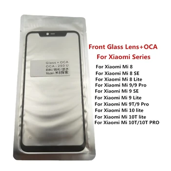Esi Klaas Xiaomi Mi 8 Lite SE 9 9T Pro 10T 10 Lite Touch Screen LCD Ekraan Välja Paneeli Katta Remondi Asendada Osad + OCA