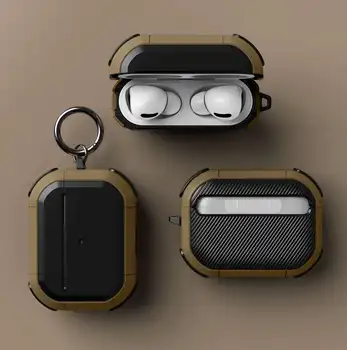 Luksus Kõrvaklappide puhul AirPods Pro Juhul Silikoon Armor Headphone/kõrvaklapid Earpods puhul Apple ' i Air Kaunad Pro Kate Põrutuskindel Fundas