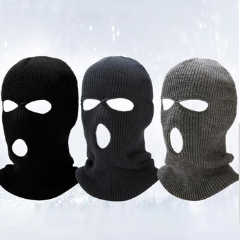 Väljas Talv Soe Müts Kolme Avaga Silmkoelised Anti-Terrorismi Peakatted Röövel Hoed Lahe Kingitus Bandiit Pea Mask Soojus